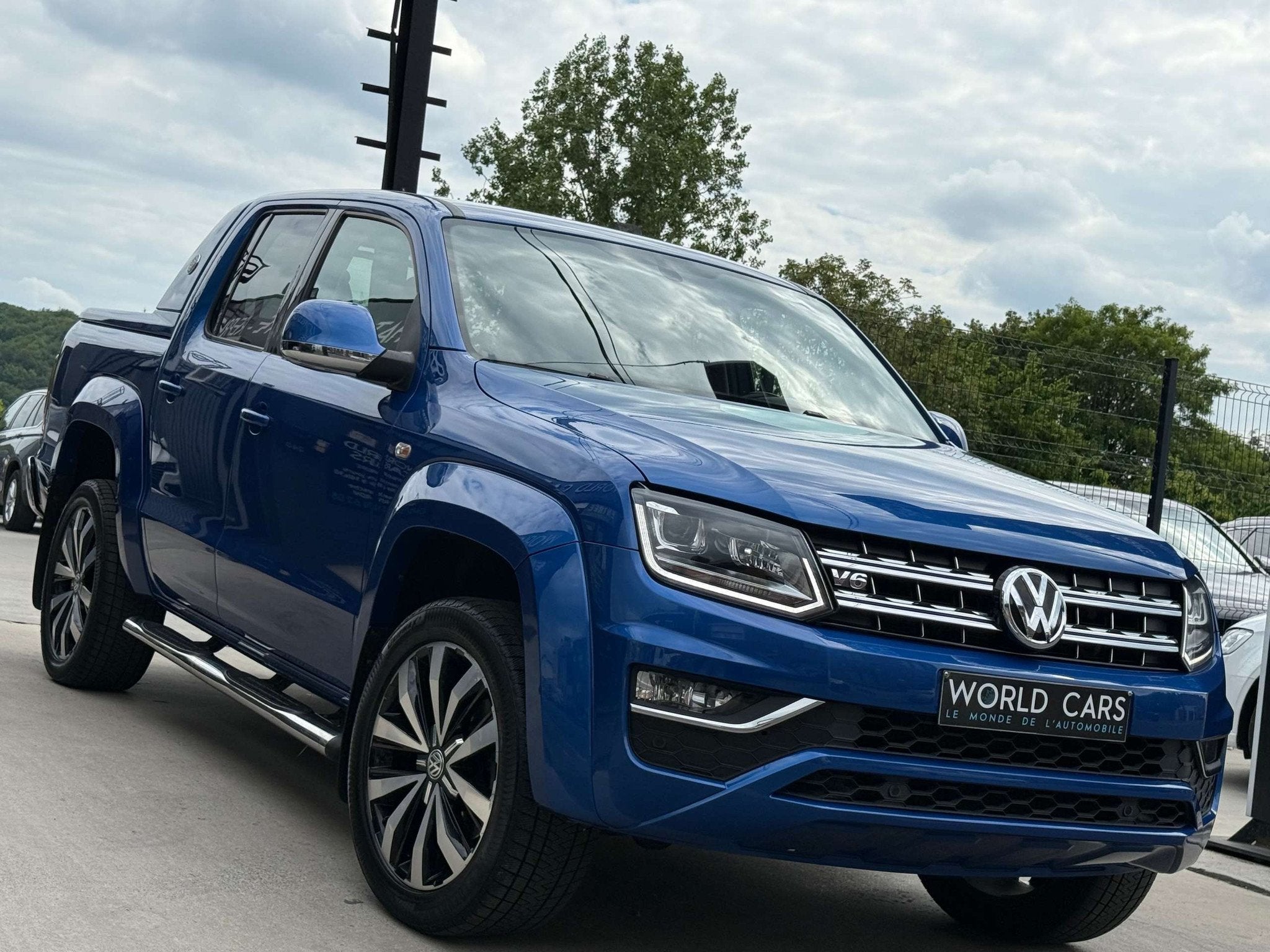 Volkswagen Amarok Amarok 3.0 V6 TDi 4Motion AVENTURA - TVAC/, Auto's, Volkswagen, Automaat, 4 deurs, Gebruikt, Blauw