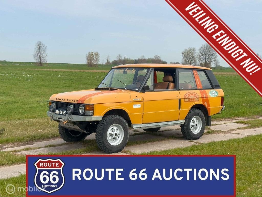 Range Rover Classic Early A-Series 2-Door | 1971 | Route 66, Auto's, Land Rover, Zwart, Bedrijf, Handgeschakeld