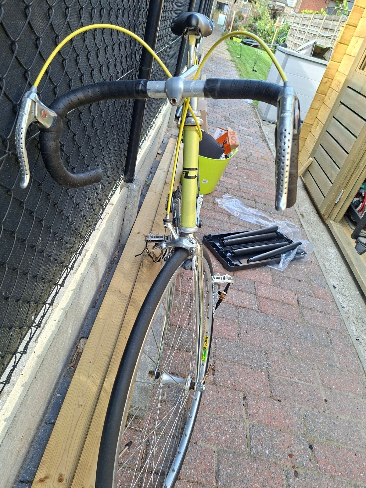 retro fiets diamant, Ophalen