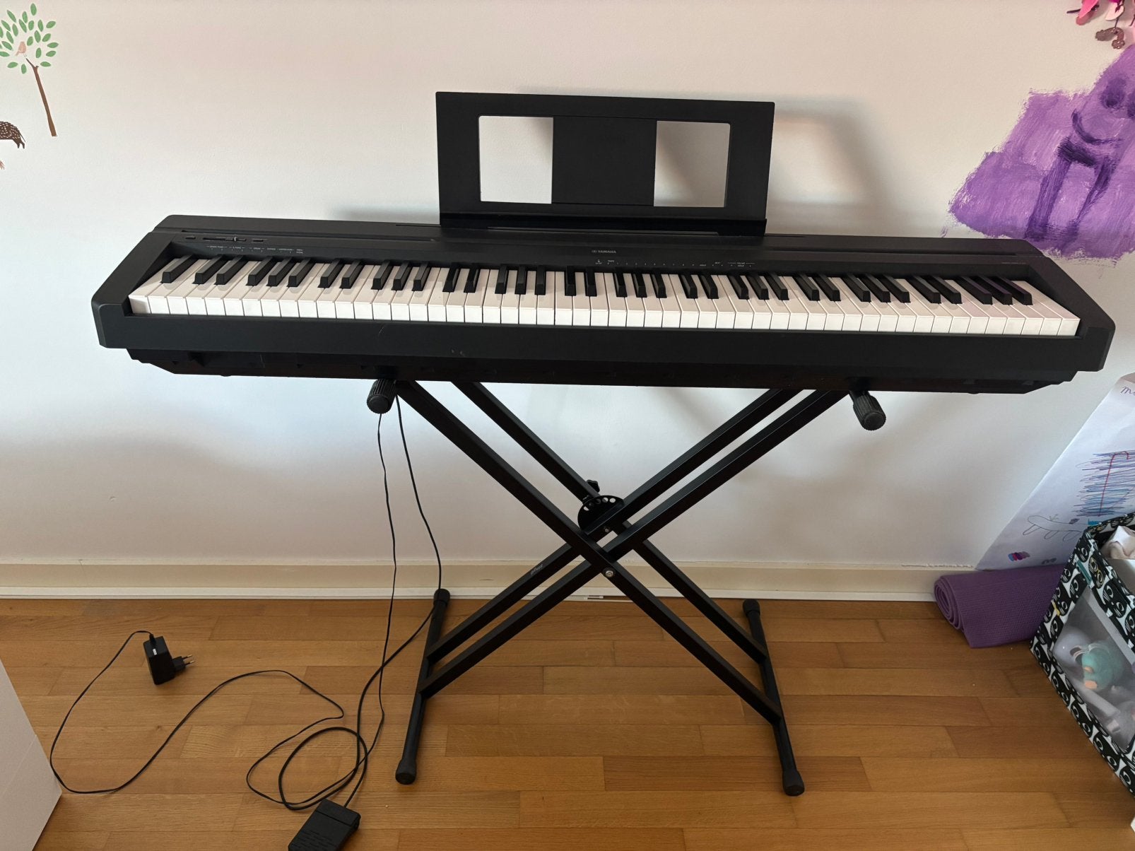 Yamaha P-35 piano numérique, Muziek en Instrumenten, Piano's, Ophalen, Zo goed als nieuw, Zwart, Piano