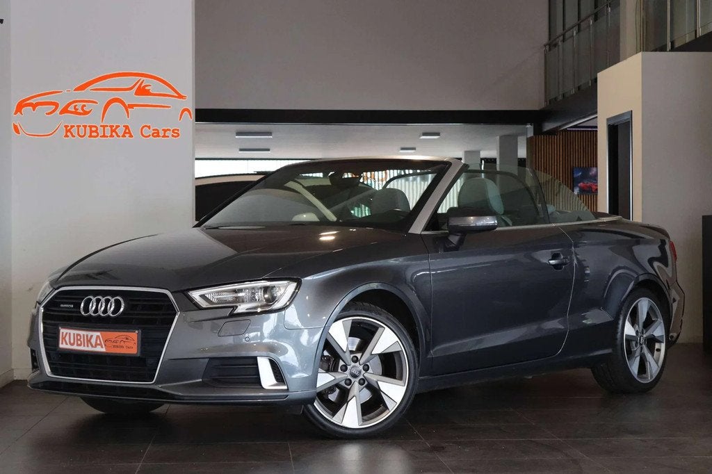 Audi A3 Cabriolet 2.0 TFSI Quattro Sport S tronic Leder Navi, Autos, Cuir, Argent ou Gris, Achat, Euro 6
