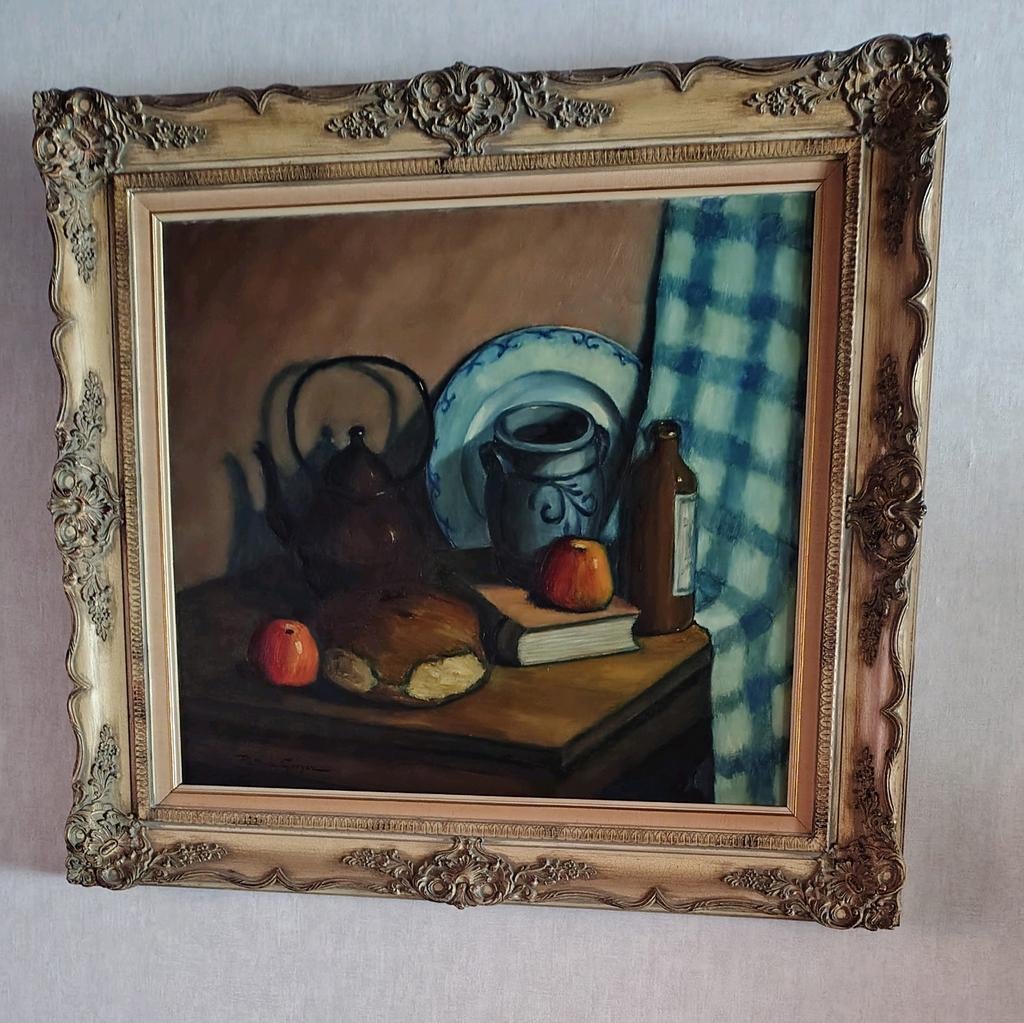Stilleven schilderij, Ophalen