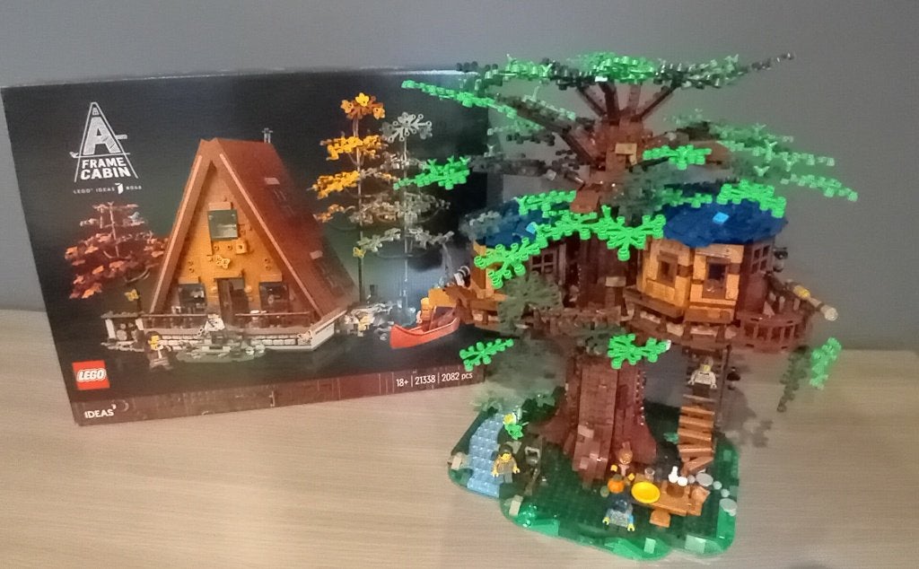 Lego a frame Boshut 21338 nieuw en boomhut 21318, Kinderen en Baby's, Ophalen of Verzenden, Zo goed als nieuw, Compleet, Lego