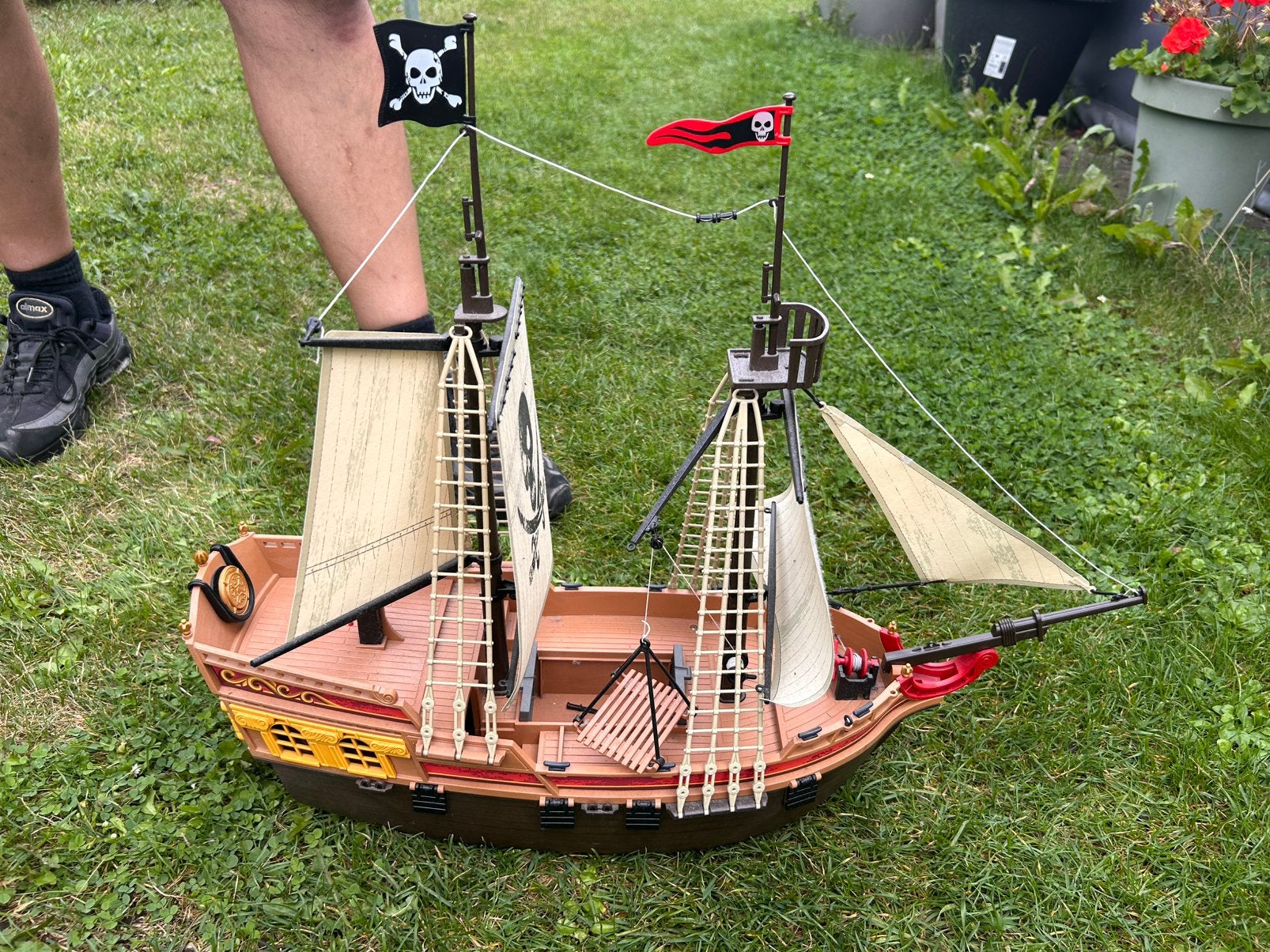 PLAYMOBIL Piratenschip 5135., Enfants & Bébés, Jouets | Playmobil, Pirates, Bateau, Utilisé, Kit complet