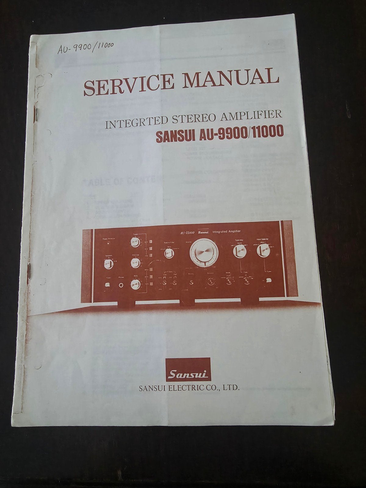 AU-9900/11000 -Sansui au-517/717 service manuals, Ophalen of Verzenden