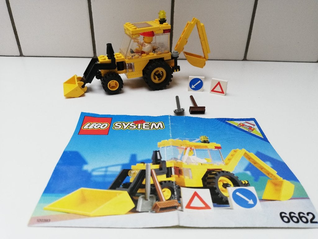 lego 6662 Backhoe, Ophalen of Verzenden, Compleet, Complete set, Lego
