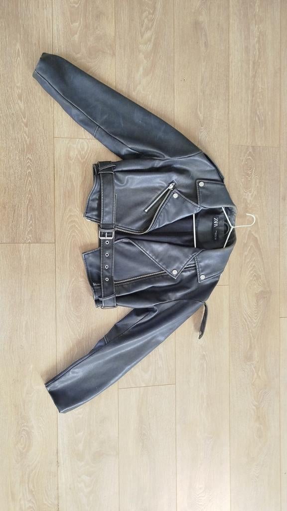 Veste cuir femme Zara, Kleding | Dames, Jassen | Zomer, Ophalen, Zara, Nieuw, Maat 36 (S)