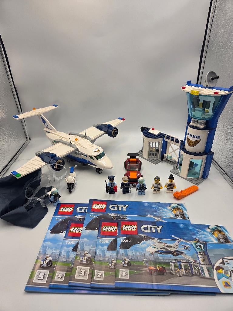 Lego City 60210 Sky Police Air Base, Ophalen, Zo goed als nieuw, Complete set, Lego