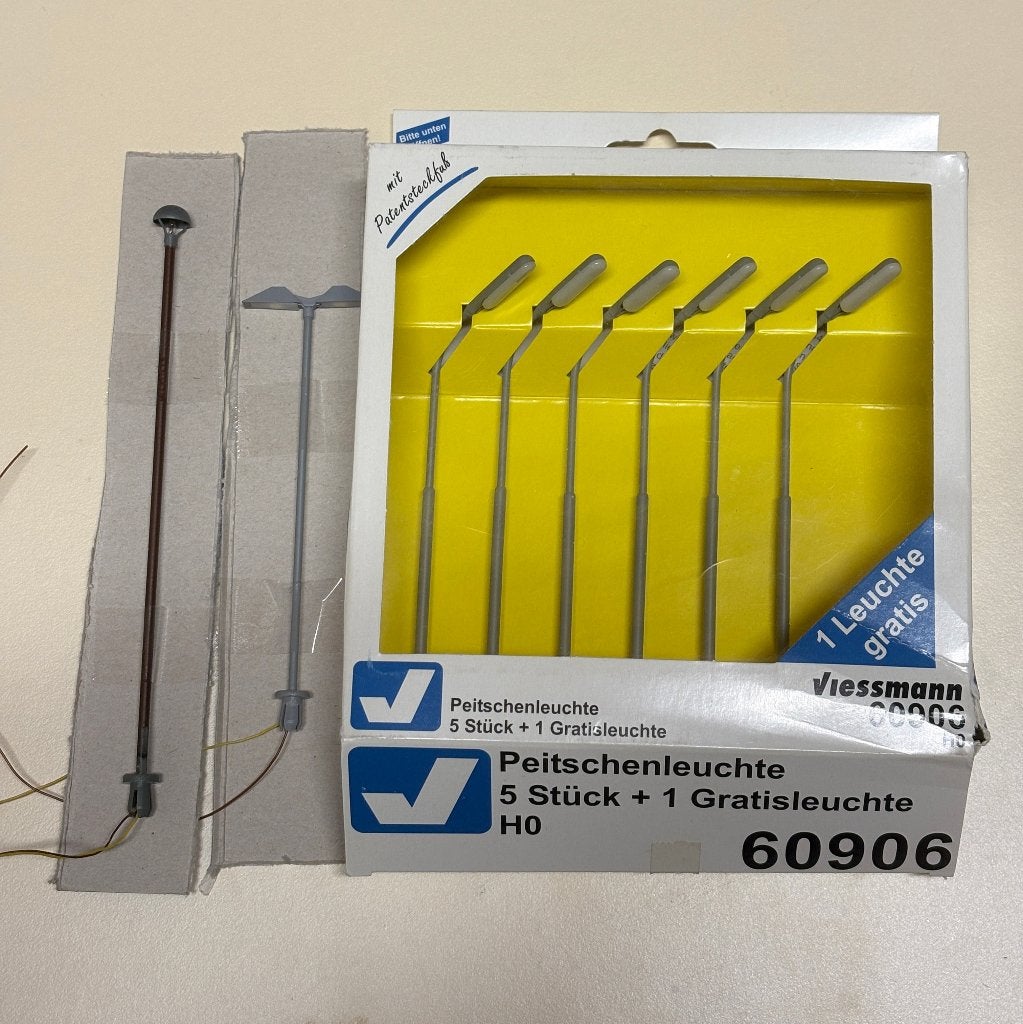 Viessmann straatlantaarns/perronlamp - H0 12 stuks, Ophalen of Verzenden, Zo goed als nieuw, Overige typen