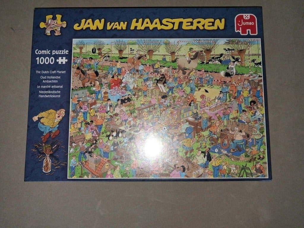 Jan van haasteren puzzel 1000 stukjes oud hollandse ambachte, Ophalen of Verzenden, 500 t/m 1500 stukjes, Nieuw, Legpuzzel