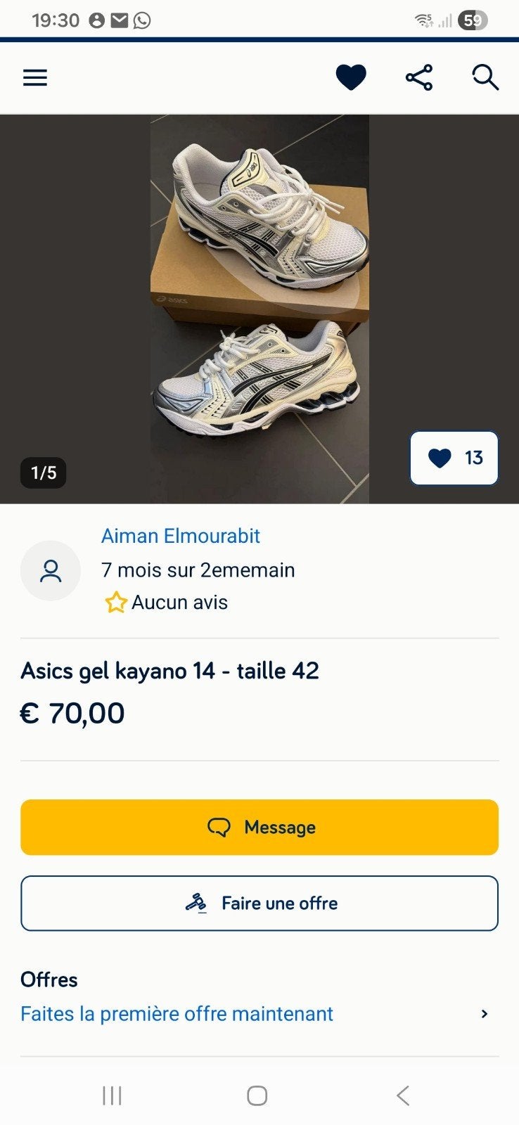 Asics Gel Kayano 14