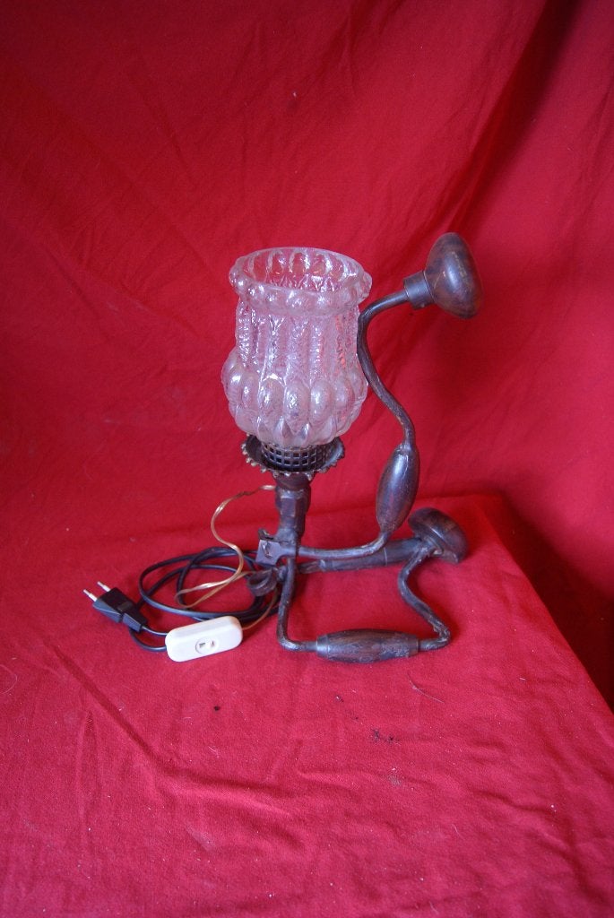 Lampe de table faite maison., Enlèvement
