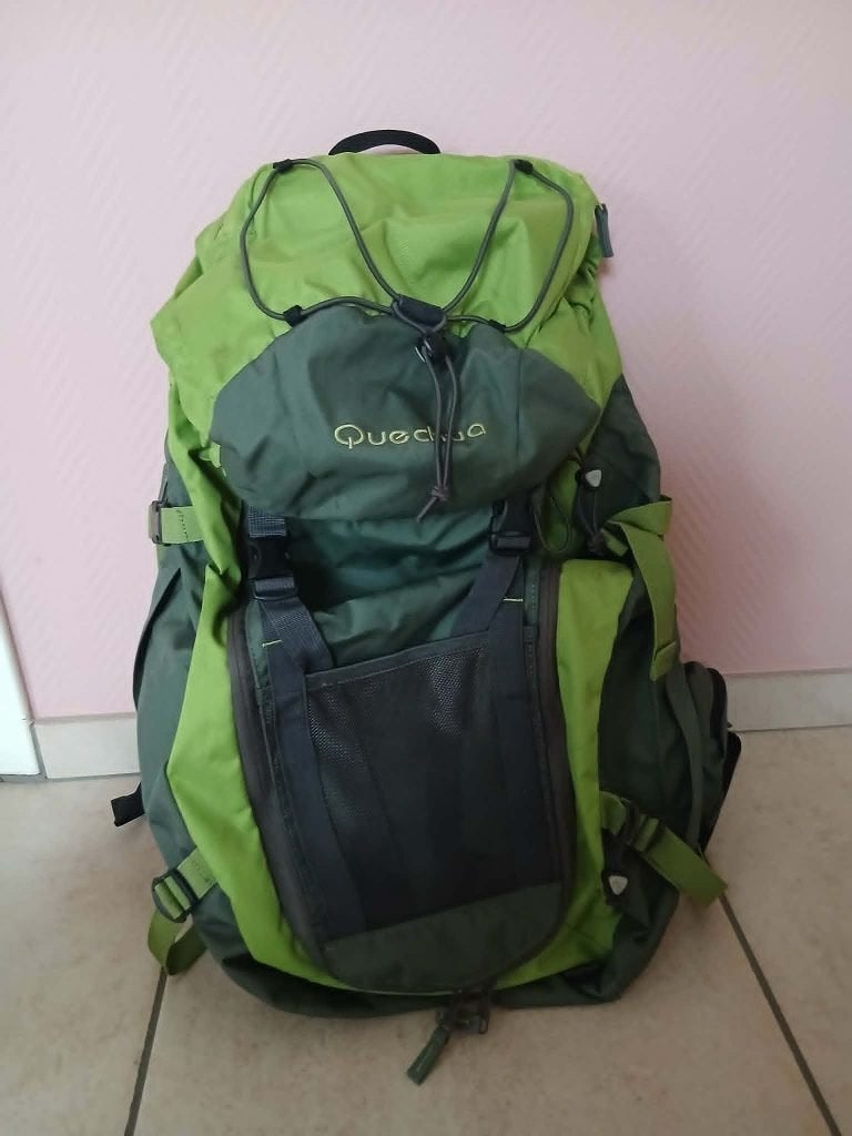 Trekkersrugzak Quechua 60L, Ophalen of Verzenden, Gebruikt, Rugzak