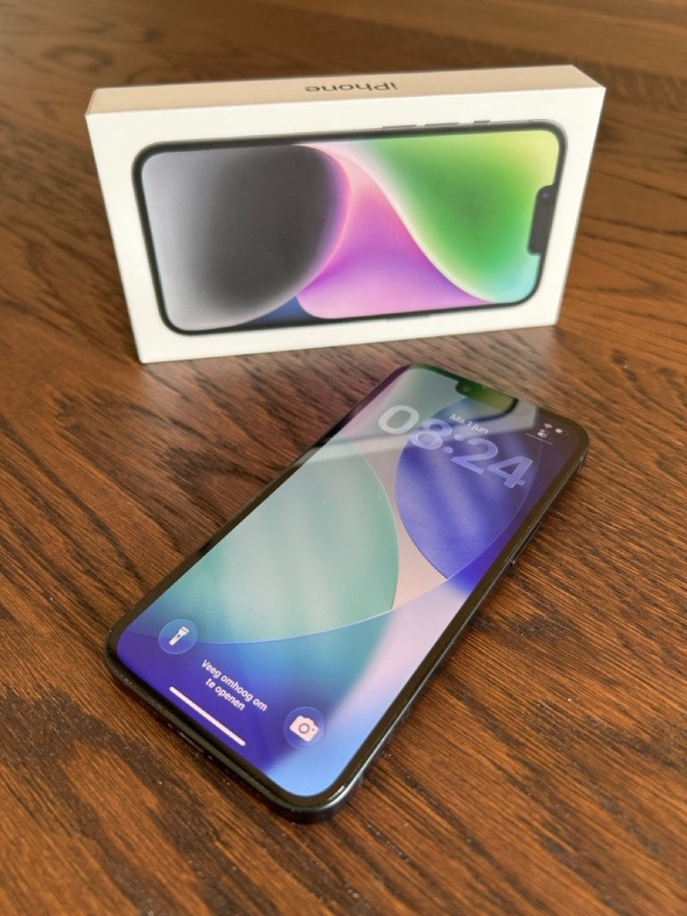 iPhone 14, minuit, 128 Go, Télécoms, Téléphonie mobile | Apple iPhone, 128 GB, Comme neuf, Enlèvement, Sans abonnement