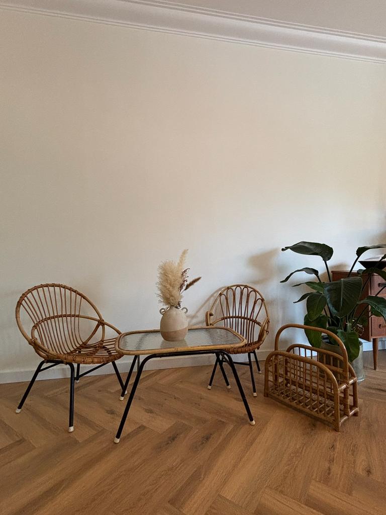 Vintage Boho Rotan Set, Ophalen