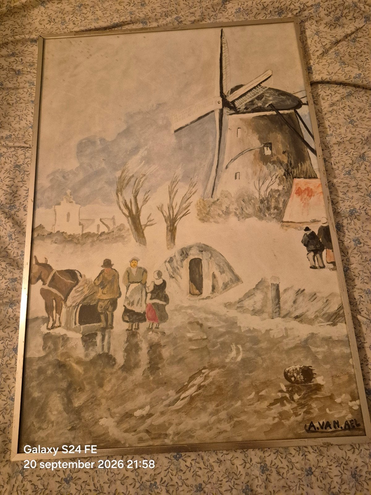 Albert Van Ael, Ophalen of Verzenden, Foto, Achter glas