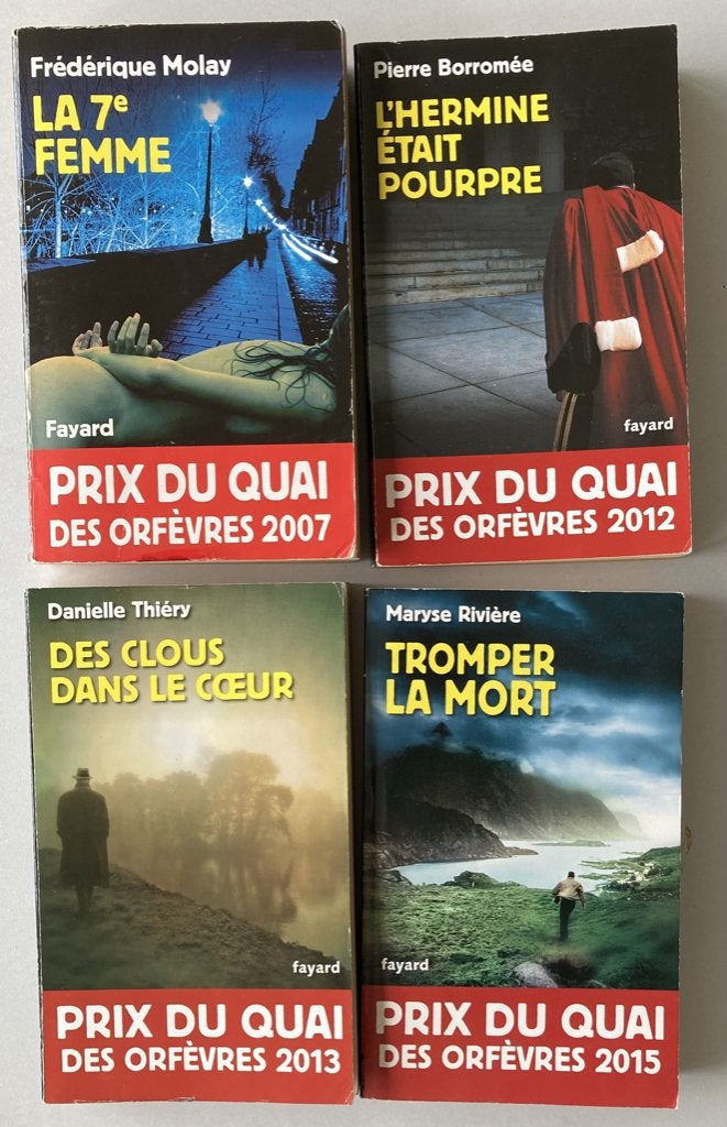 4 livres Prix du Quai des Orfèvres - 3€ ou  échange, Enlèvement ou Envoi, Utilisé