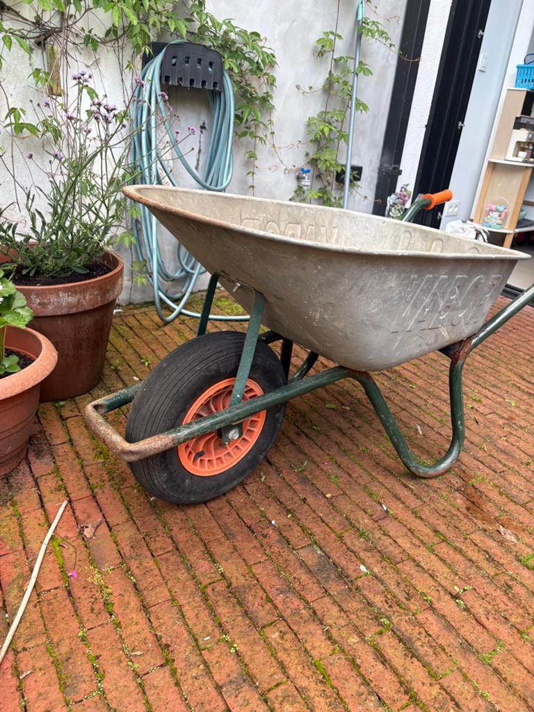 Vabor Kruiwagen Luchtband 90L, Tuin en Terras, Kruiwagens, Ophalen, Gebruikt