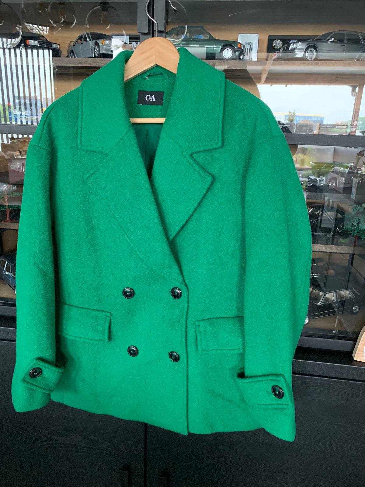 Nieuwe jas, Kleding | Dames, Jassen | Winter, Ophalen of Verzenden, Zo goed als nieuw, Maat 38/40 (M), Groen