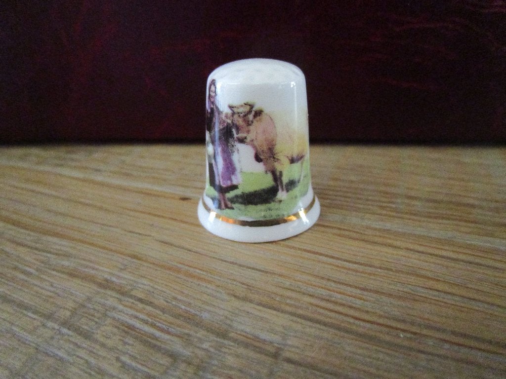 vingerhoedje Jersey, Verzamelen, Vingerhoedjes, Ophalen of Verzenden, Nieuw, Porselein