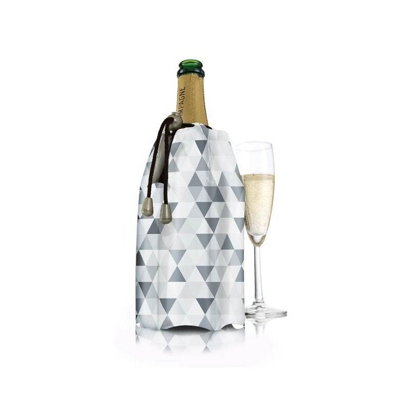 Nieuw | Vacuvin Active Cooler Champagnekoeler, Diamant Grijs, Overige materialen, Nieuw, Ophalen of Verzenden, Minder dan 5 flessen