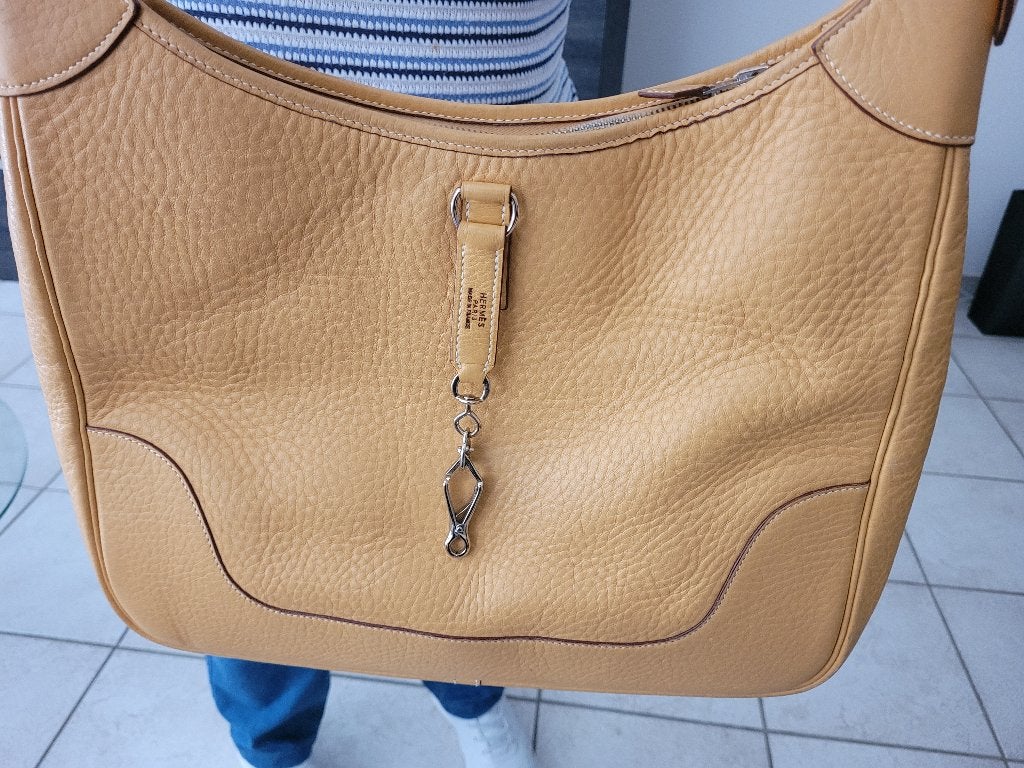Beige vintage handtas Hermès, Bijoux, Sacs & Beauté, Sacs | Sacs Femme, Enlèvement, Comme neuf, Beige, Sac à main