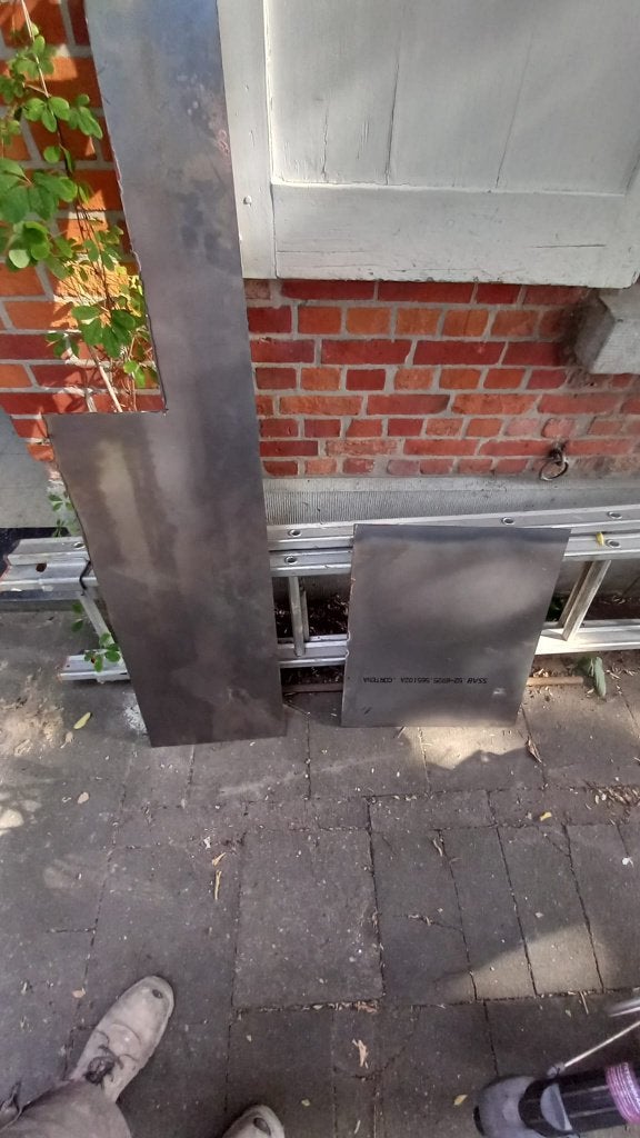 cortenstaal platen 2mm, Doe-het-zelf en Bouw, Platen en Panelen, Ophalen of Verzenden, Zo goed als nieuw, Overige materialen, 20 tot 50 mm