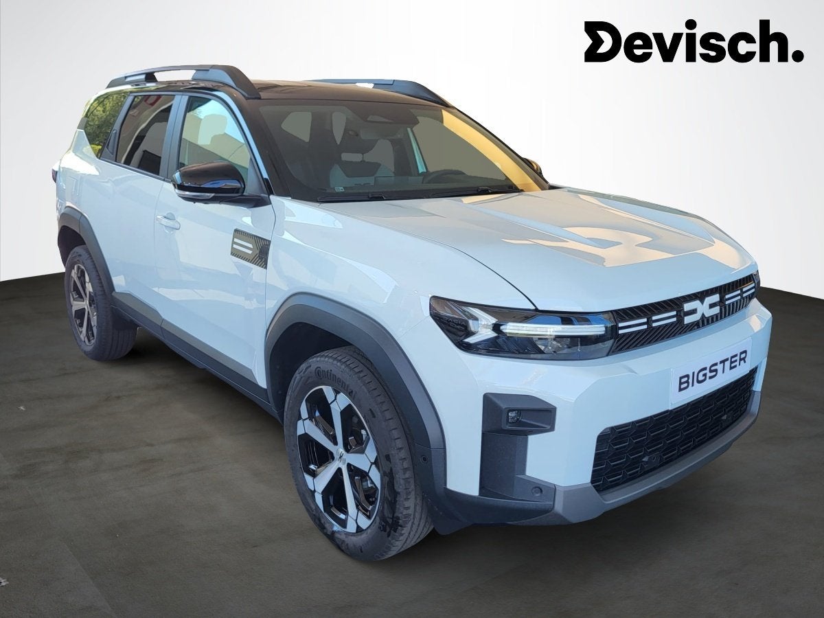 Dacia Bigster Journey TCE 140 Wit met zwart dak, Autos : Divers, Voitures accidentées, Dacia, Boîte manuelle, 1199 cm³, Blanc