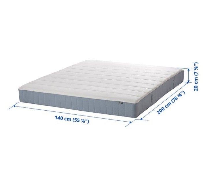 IKEA VESTERÖY Matras, Matelas, Enlèvement, 200 cm, Deux personnes