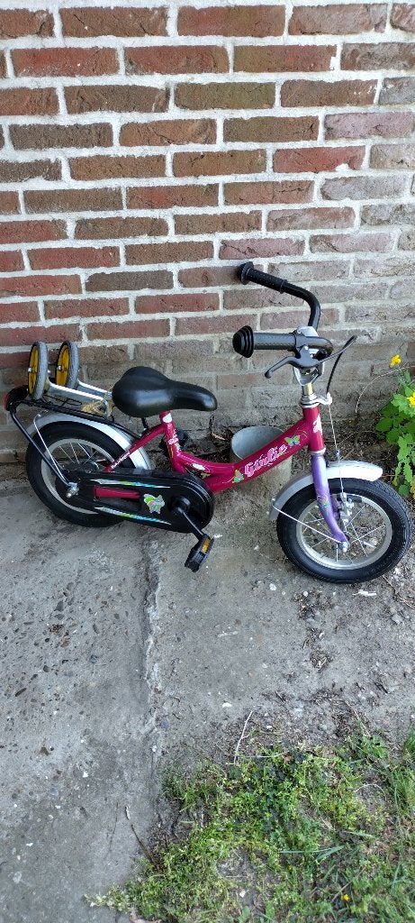 Kinderfiets, Fietsen en Brommers, Ophalen, Terugtraprem, Zijwieltjes, Minder dan 16 inch