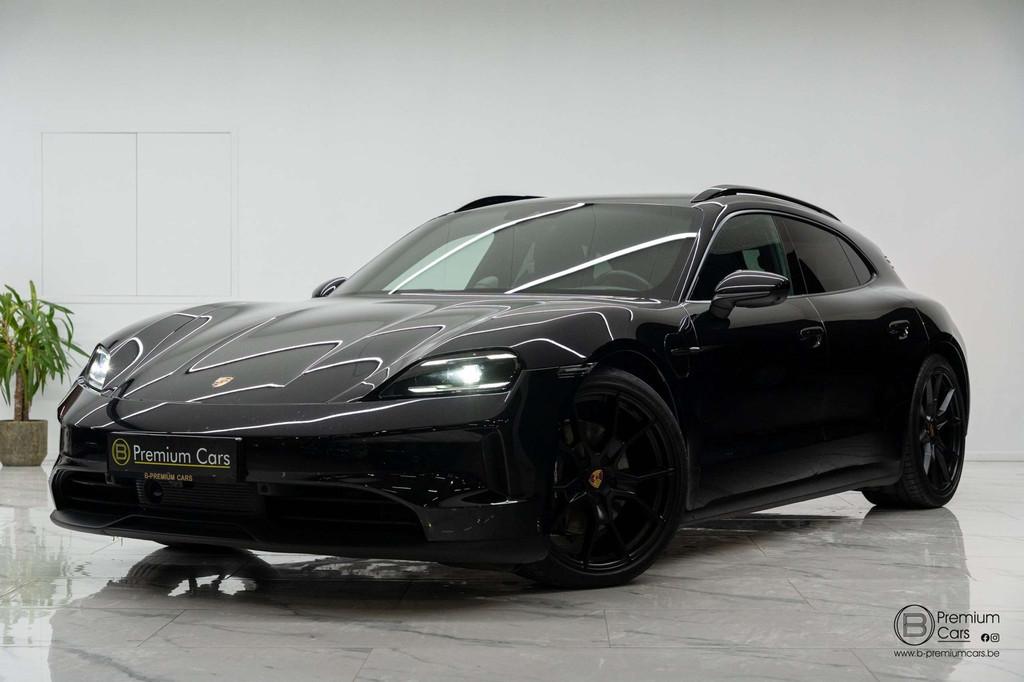 Porsche Taycan 4 Sport turismo! Gen 2! Perf battery! New mod, Autos, Achat, Phares entièrement LED, Entreprise, Noir