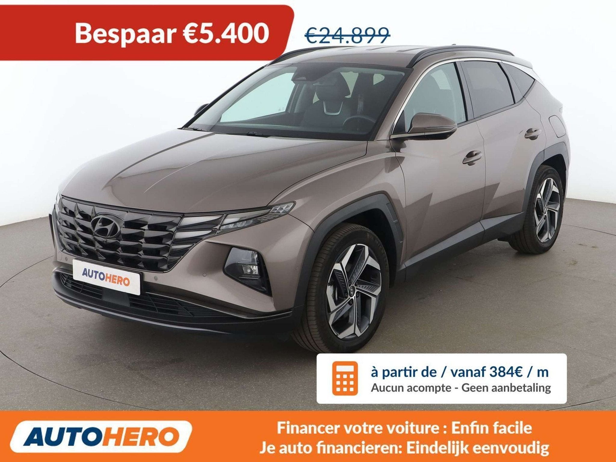 Hyundai Tucson 1.6 T-GDI Plug-in Hybrid 4WD (bj 2021), Auto's, Hyundai, Automaat, 1893 kg, Gebruikt, Overige kleuren