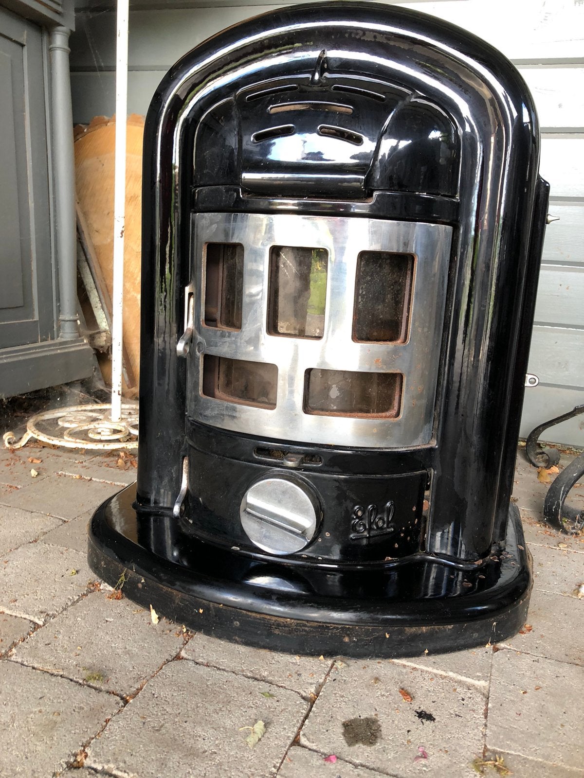 Retro kolen kachel, Ophalen, Gebruikt, Overige brandstoffen, Vrijstaand
