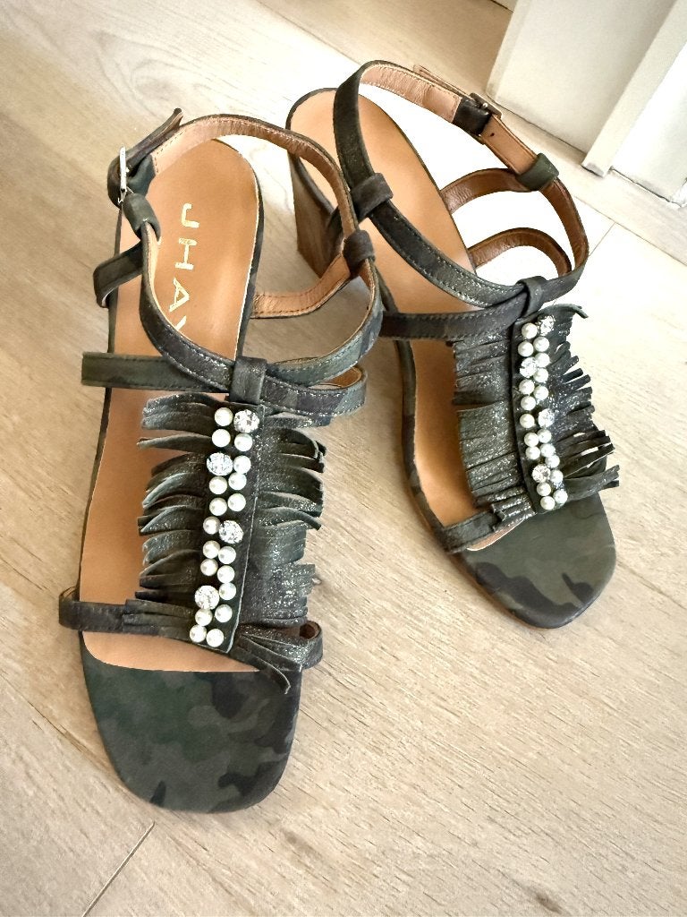 Nieuwe leren sandalen van het merk Jhay, Ophalen, Jhay, Nieuw, Schoenen met hoge hakken