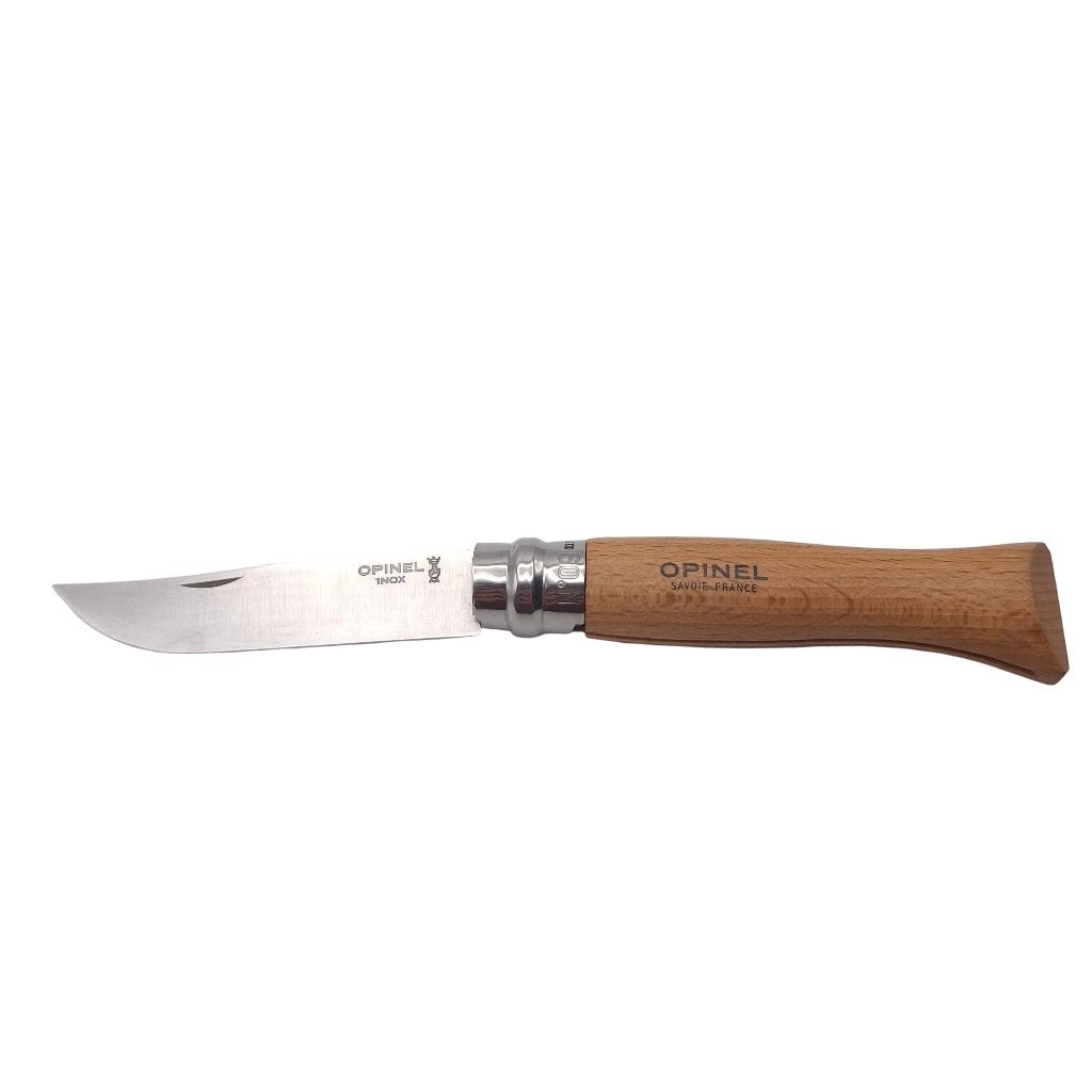 Acier inoxydable Opinel No 09 — Classe B, Caravanes & Camping, Outils de camping, Enlèvement ou Envoi, Comme neuf