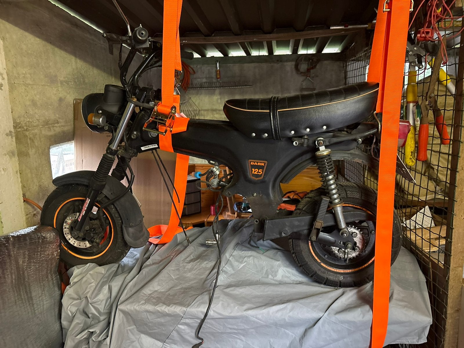 Skyteam dax 125 cc met Lifan 125 cc motor geschakeld, Motoren, Ophalen, 11 kW of minder