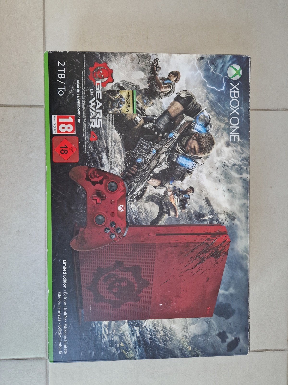 Xbox One S Gears of War 4 gelimiteerde editie, Ophalen, Xbox One