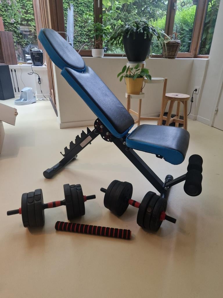 Bench en halters, Sport en Fitness, Ophalen