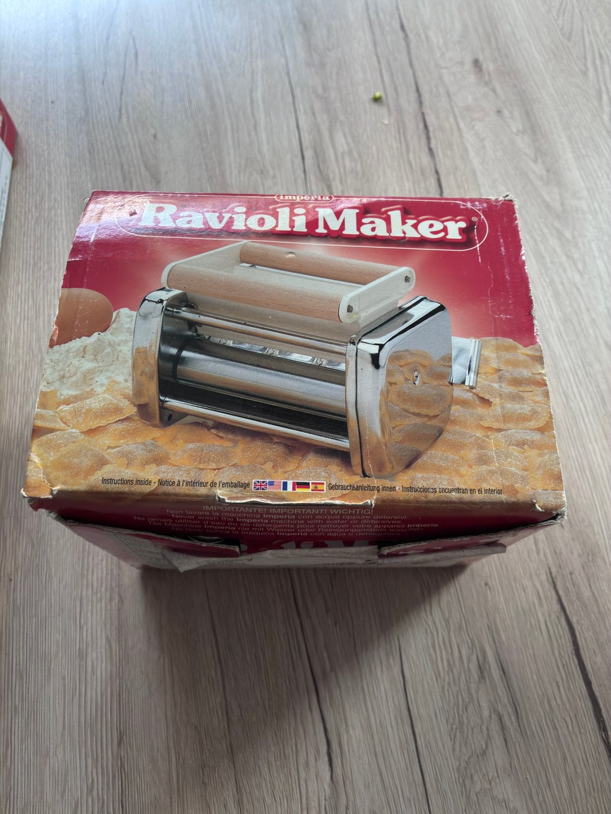 Imperia Inox pastamachine + raviolimaker + 2 pastadroogrek, Machine à pâtes, Enlèvement, Comme neuf, Autres marques