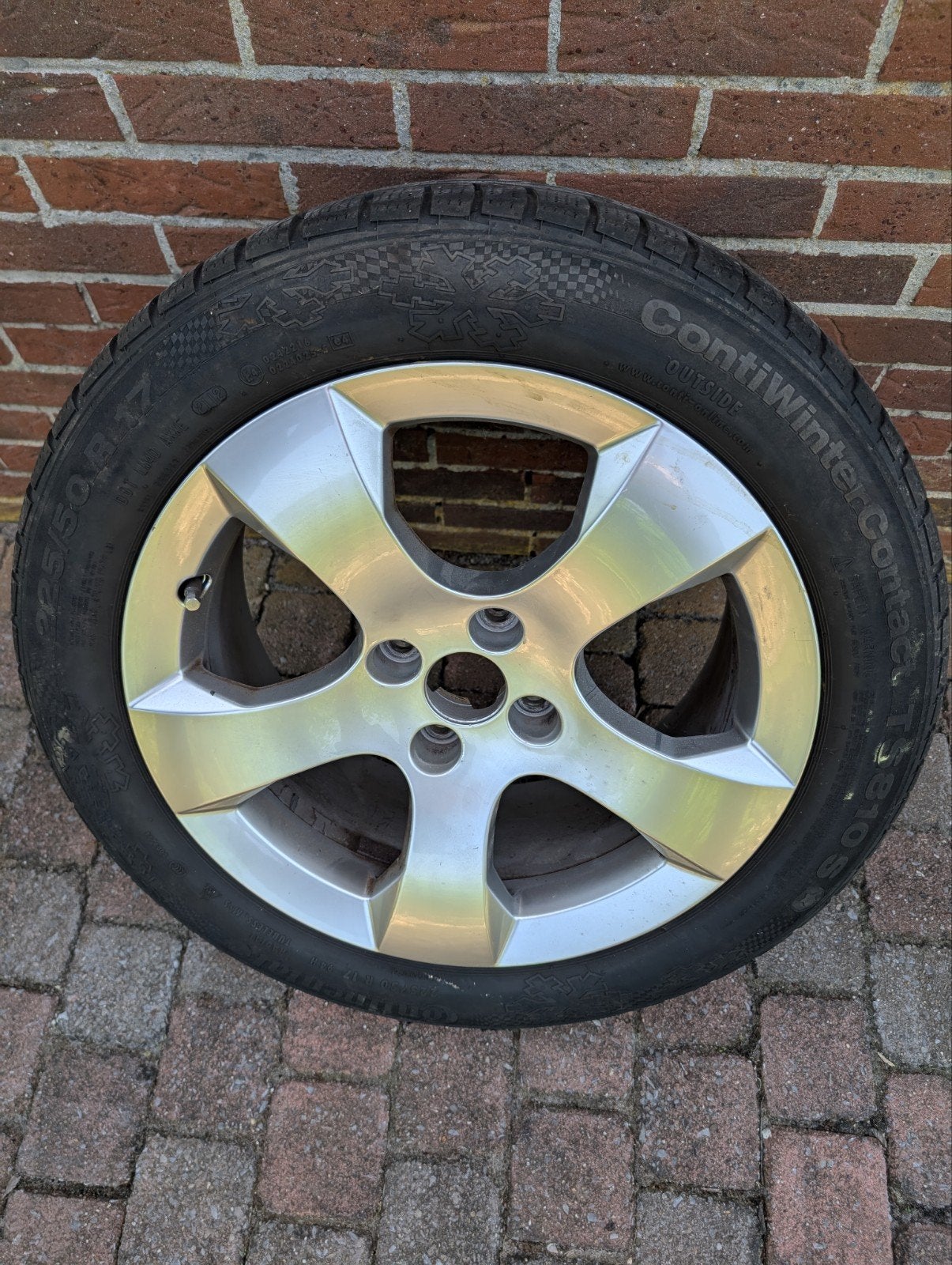 Originele Peugeot velgen 17inch 4x108, Auto-onderdelen, Ophalen, Winterbanden, Velg(en)