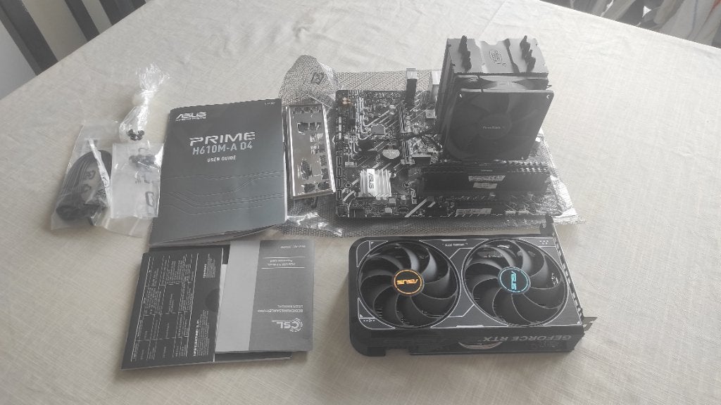PC COMPONENTS RTX 4060 I5 12400F CORSAIR 2x8 GB, Neuf, 4 Ghz ou plus, Intel Core i5, 16 GB