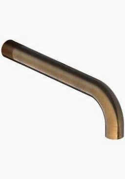 Hotbath Cobber wanduitloop 18 cm Brushed Brass – nieuw, Ophalen, Nieuw, Kraan