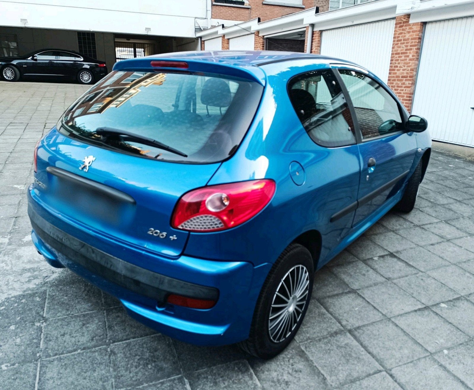Peugeot 206+ 1.1 essence, Euro 5/LEZ OK, manuelle, bon état, Achat, Boîte manuelle, Noir, 5 places