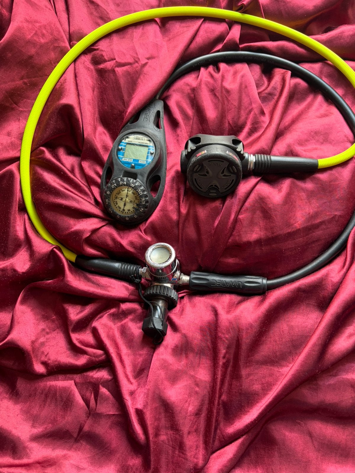 Ontspanner met lange slang, Watersport en Boten, Ophalen, Gebruikt, Duikcomputer