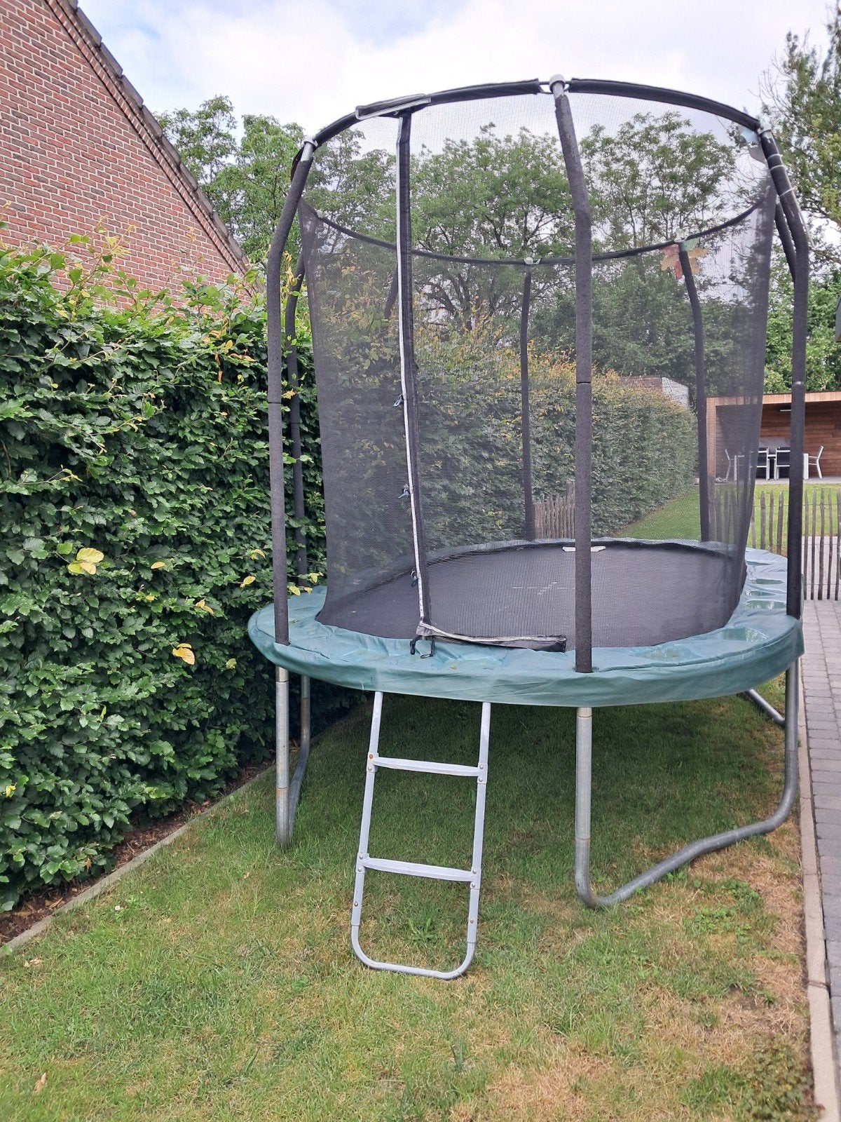 Jumpking trampoline ovaal, Ophalen, Gebruikt
