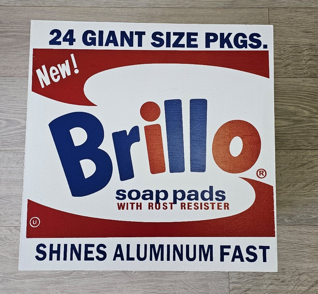 Andy Warhol witte Brillo Box, Antiek en Kunst, Kunst | Litho's en Zeefdrukken, Origineel, Ophalen of Verzenden, Zeefdruk