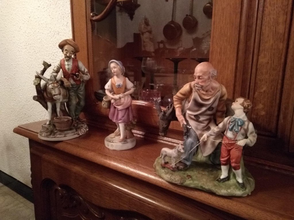 décoration en biscuit, Antiek en Kunst, Antiek | Keramiek en Aardewerk, Ophalen