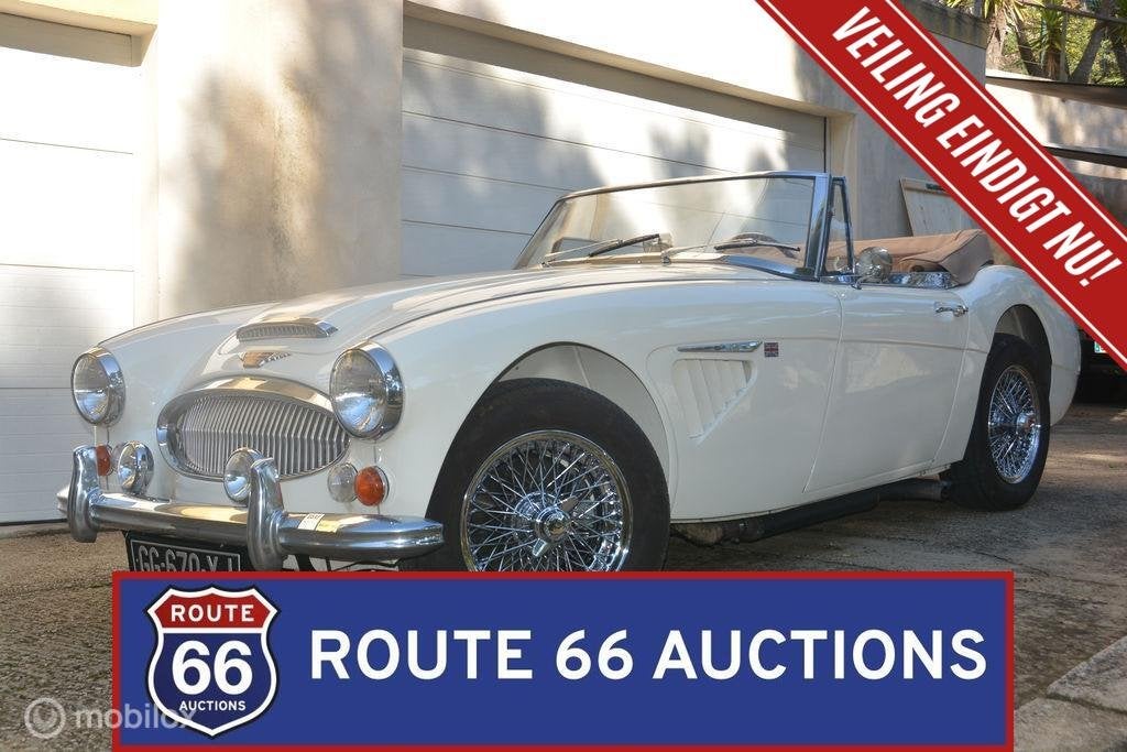 Austin-Healey 3000 MK III | 1967 | Route 66 Auctions, Auto's, Austin, Zwart, Bedrijf, Handgeschakeld