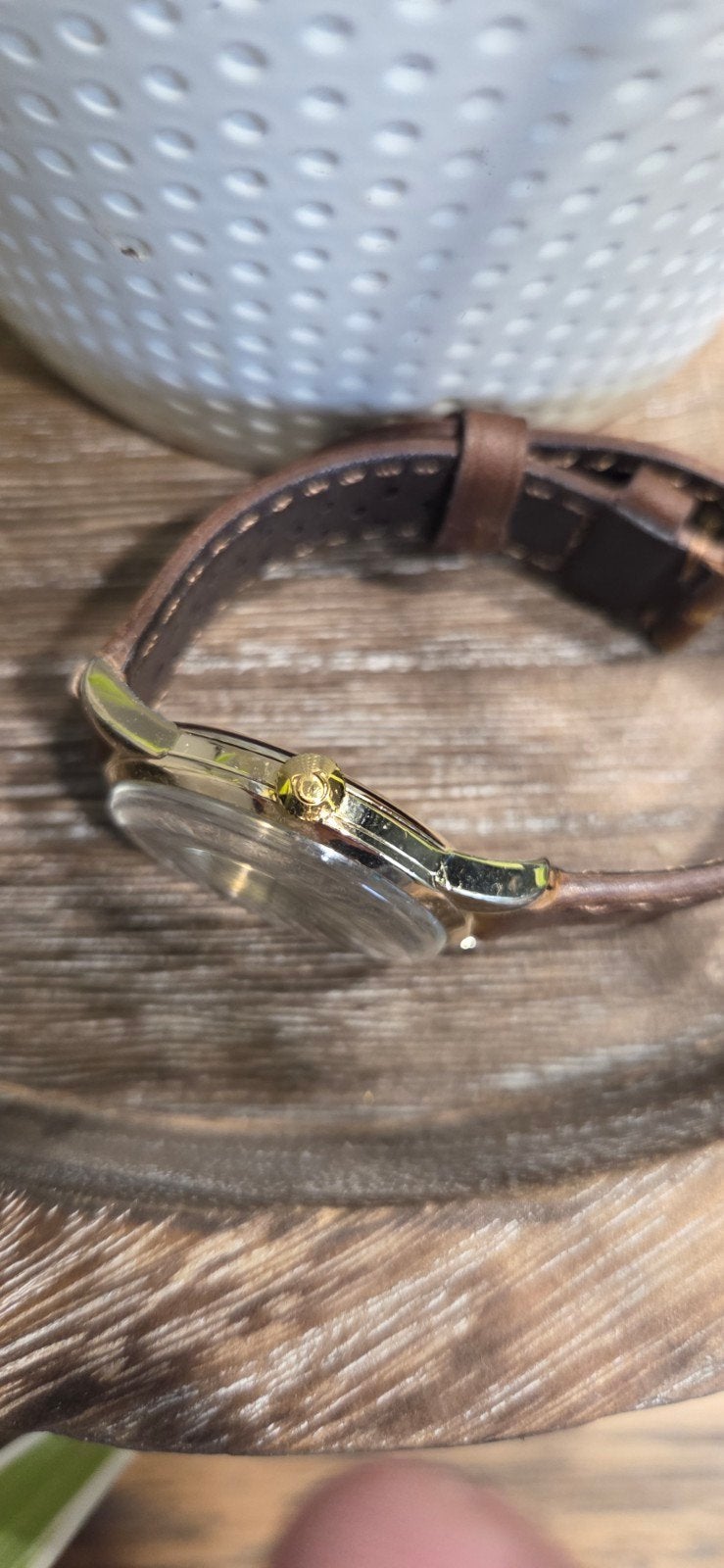 montre homme omega, Enlèvement, Autres matériaux, Cuir