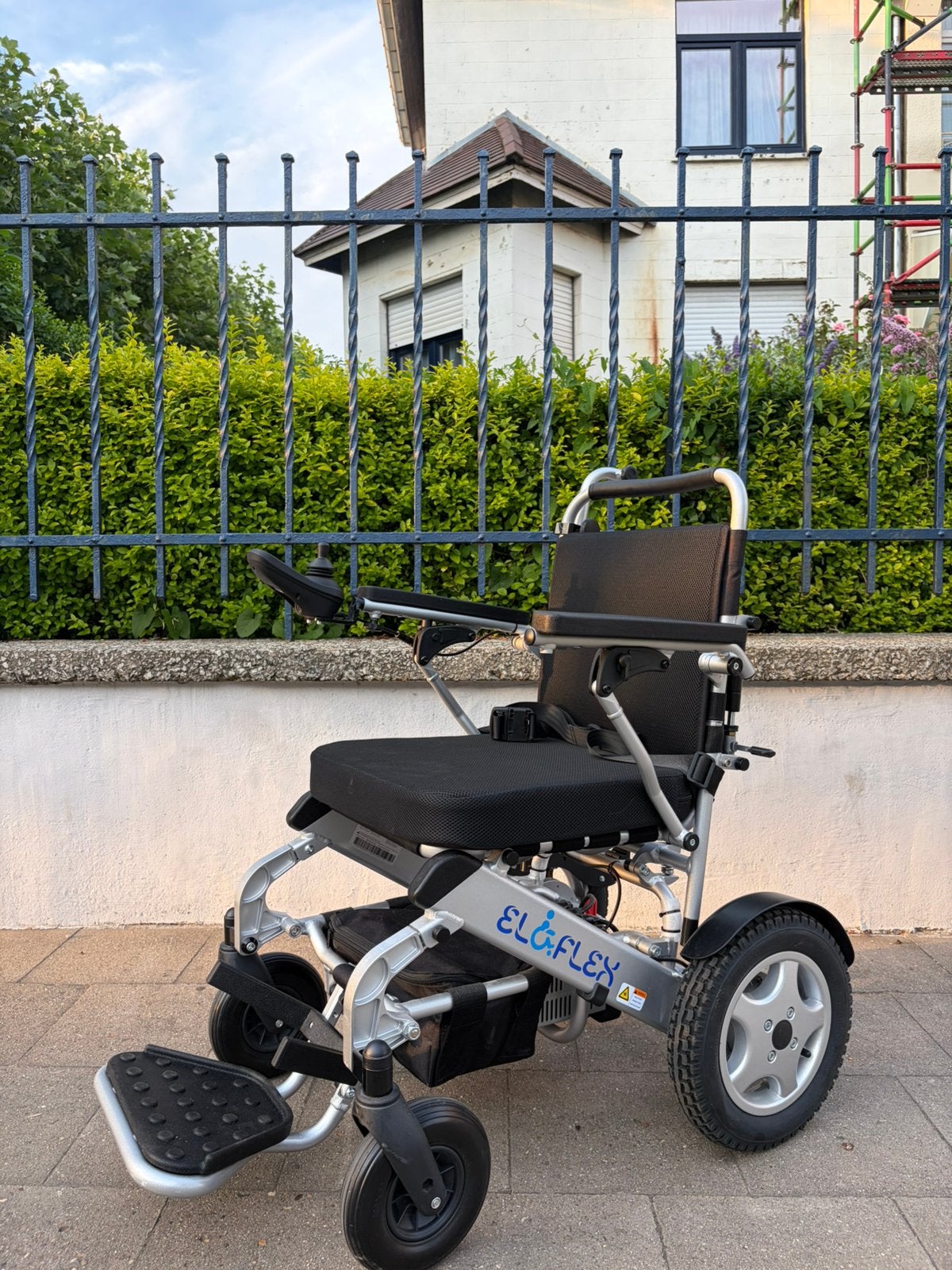 Fauteuil roulant électrique pliable Eloflex F ( Nieuw ), Enlèvement ou Envoi, Pliant, Neuf, Fauteuil roulant électrique